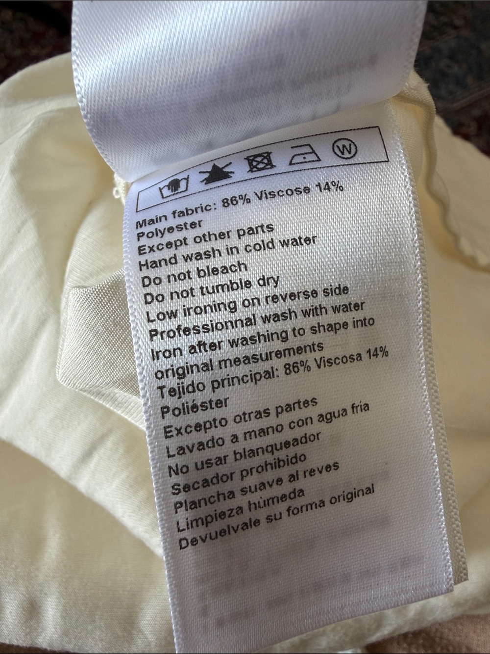 ba&sh Lady Wrap Blouse Ecru Cream Long Sleeve Size Small - Picture 6 of 13